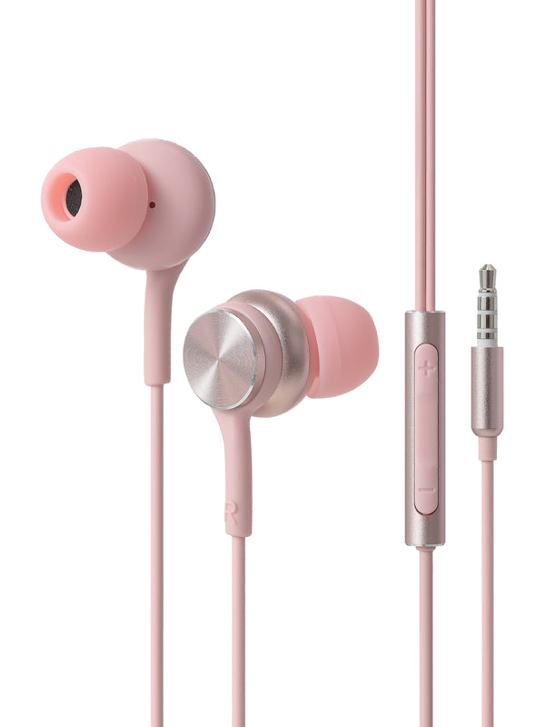 HIFI Metal In-ear Earphones Model:8474#(Pink)