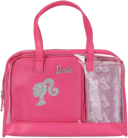 Barbie Collection 3-Piece Cosmetic Bag Set