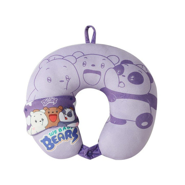 WE BABY BEARS  Collection U-Shaped Neck Pillow with Sleep Mask