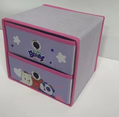 WE BABY BEARS Collection 2-Drawer Organizer-Purple-One Size