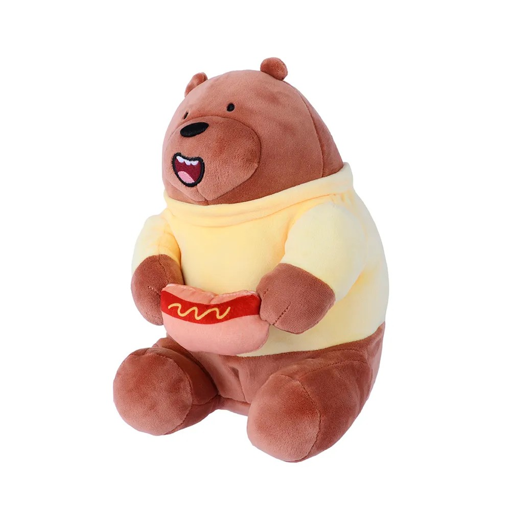 WE BARE BEARS Collection 10in. Foodie Plush Toy(Grizz) WE BARE BEARS Collection 10in. Foodie Plush Toy(Grizz)