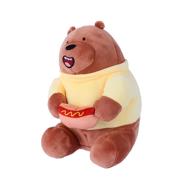 WE BARE BEARS Collection 10in. Foodie Plush Toy(Grizz)