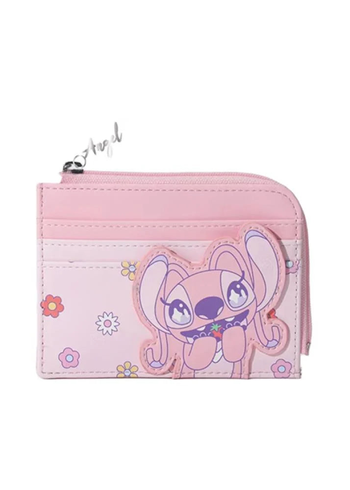 Disney Stitch Dinner Party Collection Coin Purse (Pink)