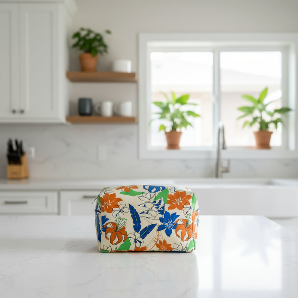 Floral Dream Rectangular Cosmetic Bag Floral Dream Rectangular Cosmetic Bag