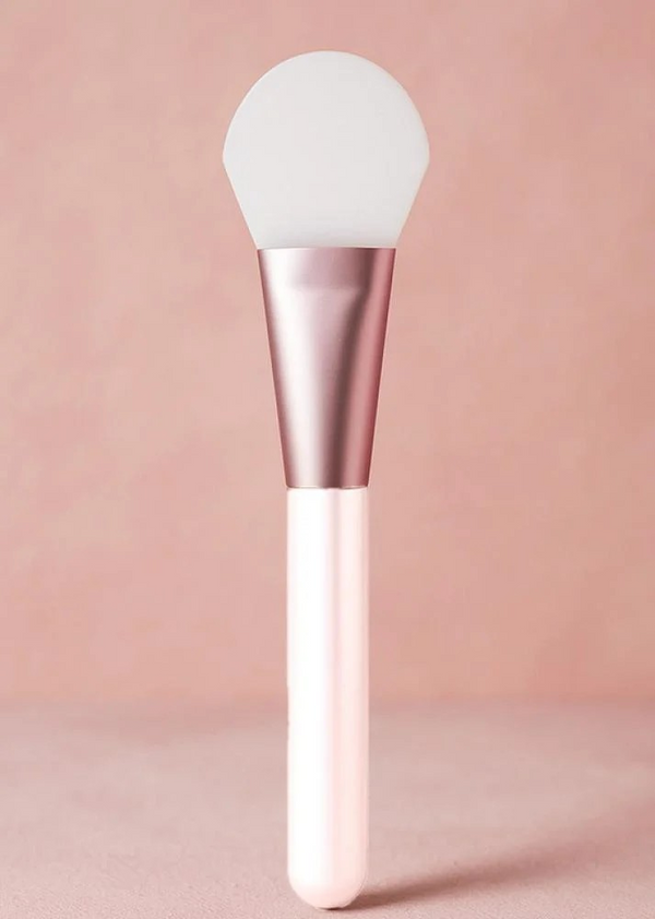 Shiny Pink Series Iridescent Silicone Face Mask Brush
