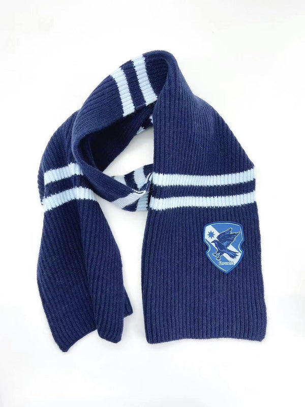 Harry Potter School Striped Scarf (Blue)