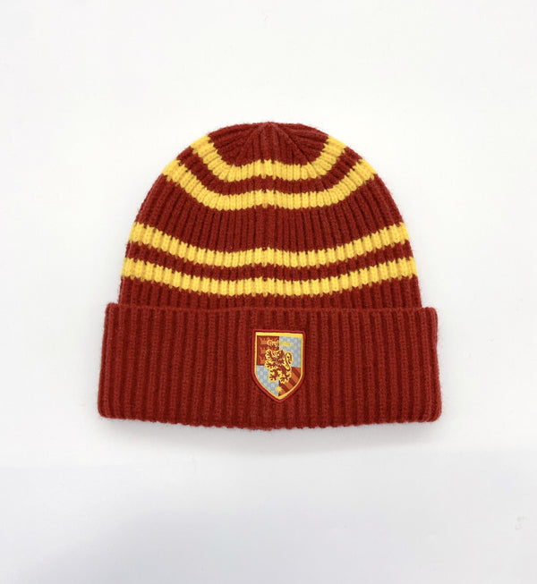 Harry Potter School Striped Knitted Hat (Red)