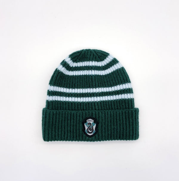 Harry Potter School Striped Knitted Hat (Green)