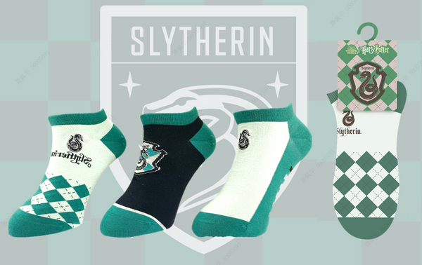 Harry Potter 3 Pairs Ankle Socks(Slytherin)