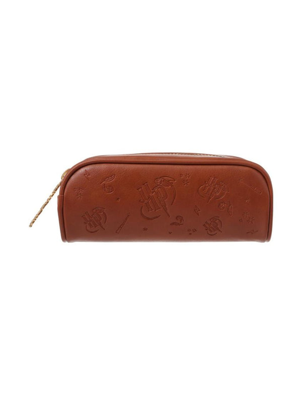 Harry Potter Embossed Gold-Stamping Stationery Case (Brown)