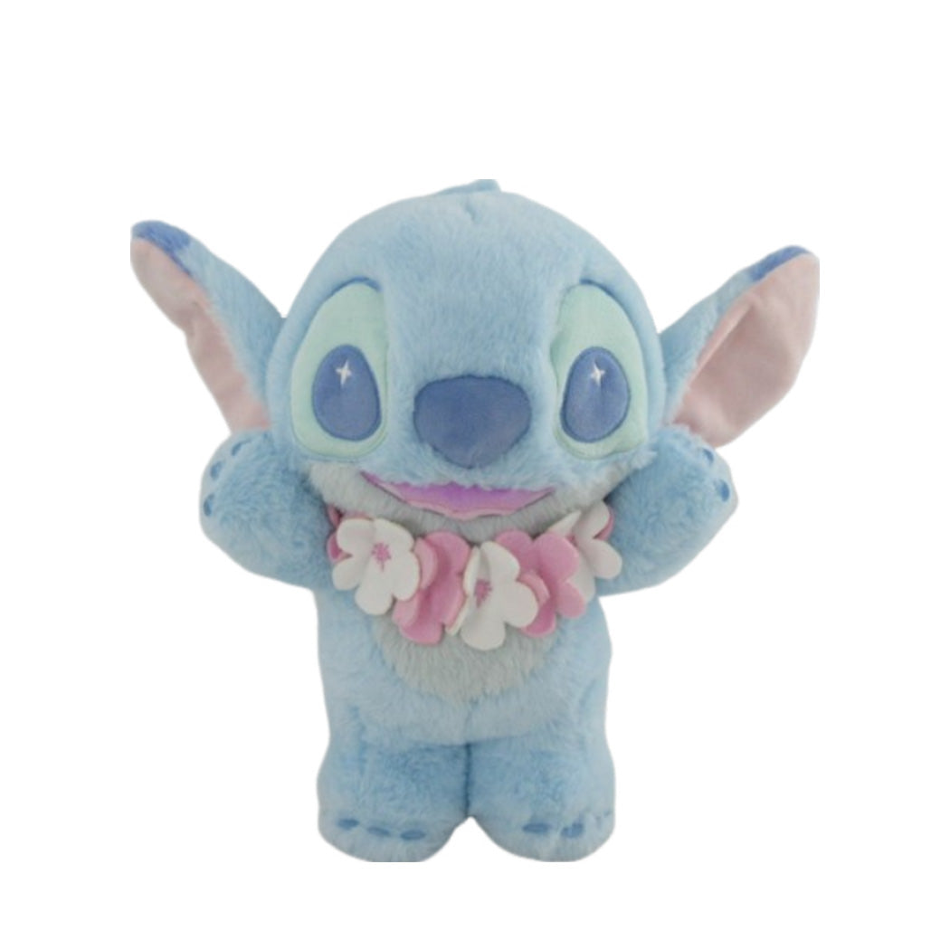 Planetary Pastel Collection 14in. Standing Stitch with Flower Necklace Plush Toy Planetary Pastel Collection 14in. Standing Stitch with Flower Necklace Plush Toy