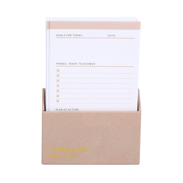 Light Khaki Series Note Pad (90 Sheets) (PDQ)