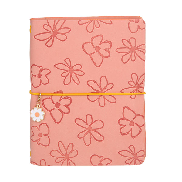 Peach Pink Series B6 PU Cover Hardcover Book (64 Sheets) (PDQ)