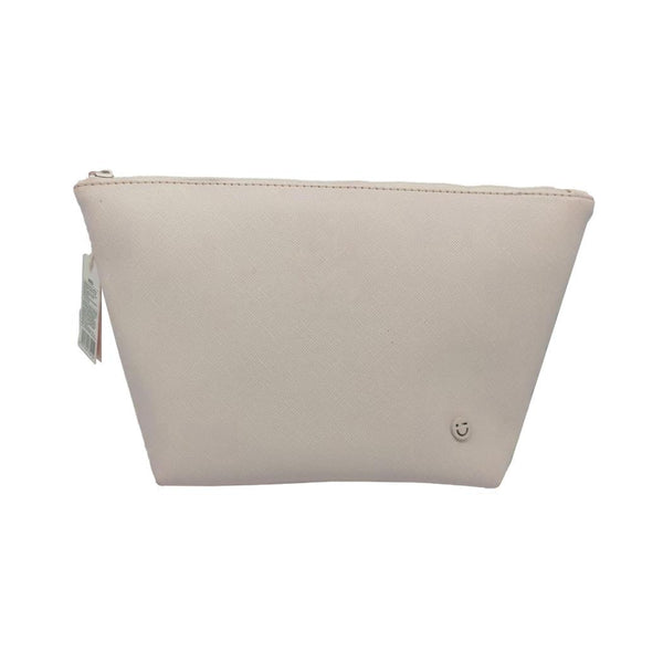 Solid Color Cosmetic Bag (Light Apricot)