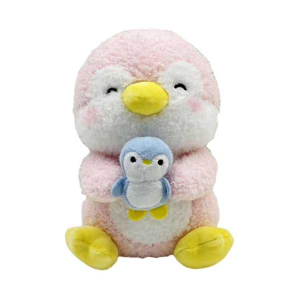 Mini Family - 8in. Sitting Plush Toy(Mother-Child Penguin Pendy & Mini Pen)