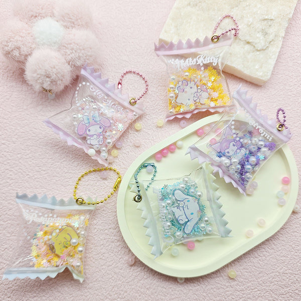 Hello Kitty and Friends Flower Language Series Candy-Like Airbag Keychain