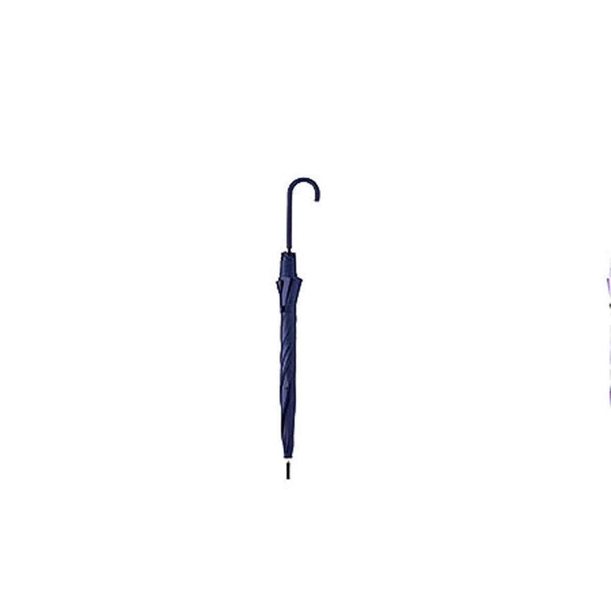 Solid Color Series Long Handle Umbrella (Navy)