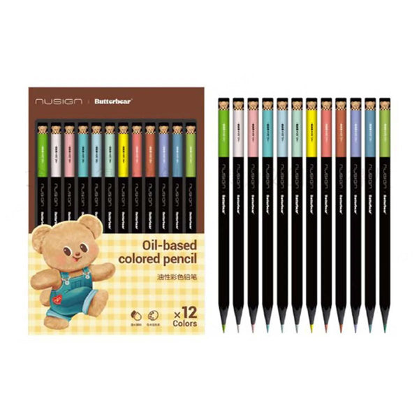 Butterbear Collection 12-Color Coloring Pencil