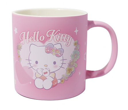 Hello Kitty Flower Language Series Ceramic Mug 440mL