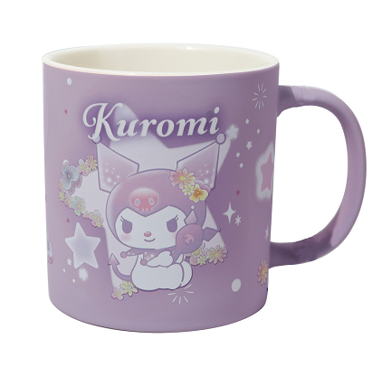 Kuromi Flower Language Series Ceramic Mug 440mL