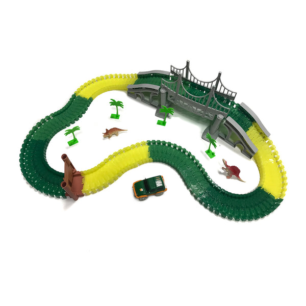 Track Set with Dinosaurs