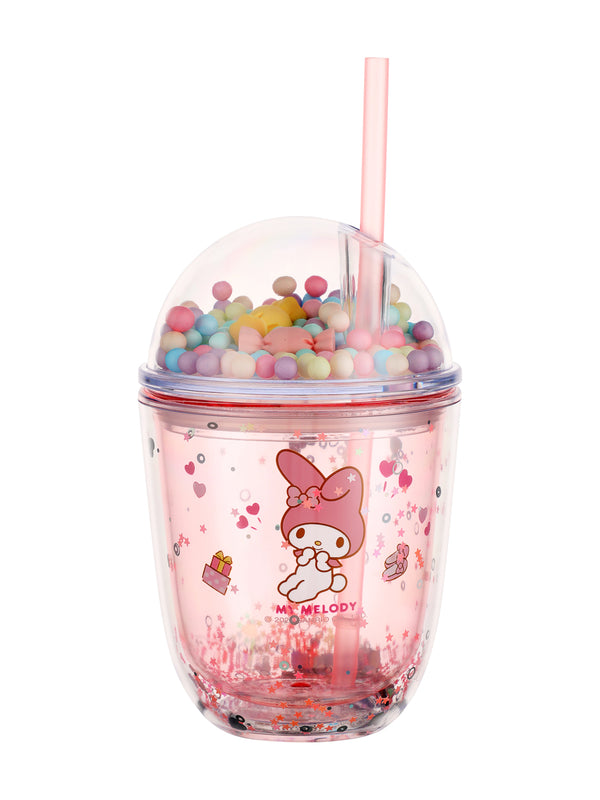 Sanrio Characters Portable Water Bottle (435mL)(Pink)