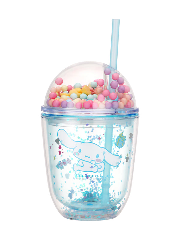 Sanrio Characters Portable Water Bottle (435mL)(Blue)