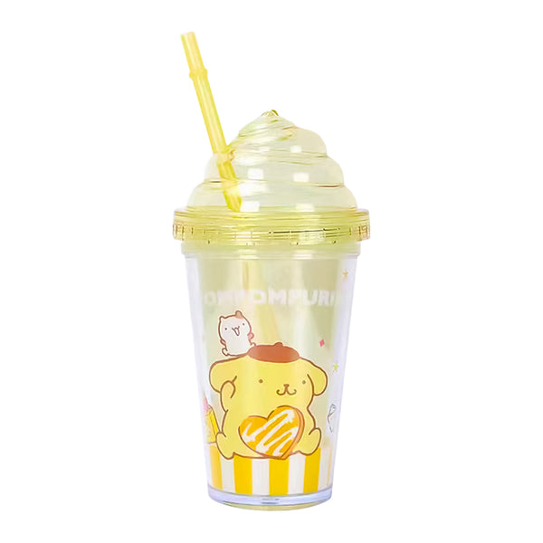 Sanrio Characters Plastic Water Bottle (320mL)(Yellow)