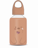 We Bare Bears Collection4.0-Glass Bottle 250mL(Grizzly)