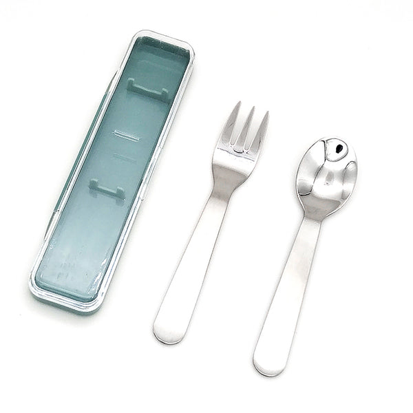 Spoon and Fork Kit (2 Piece Kit)(Green)