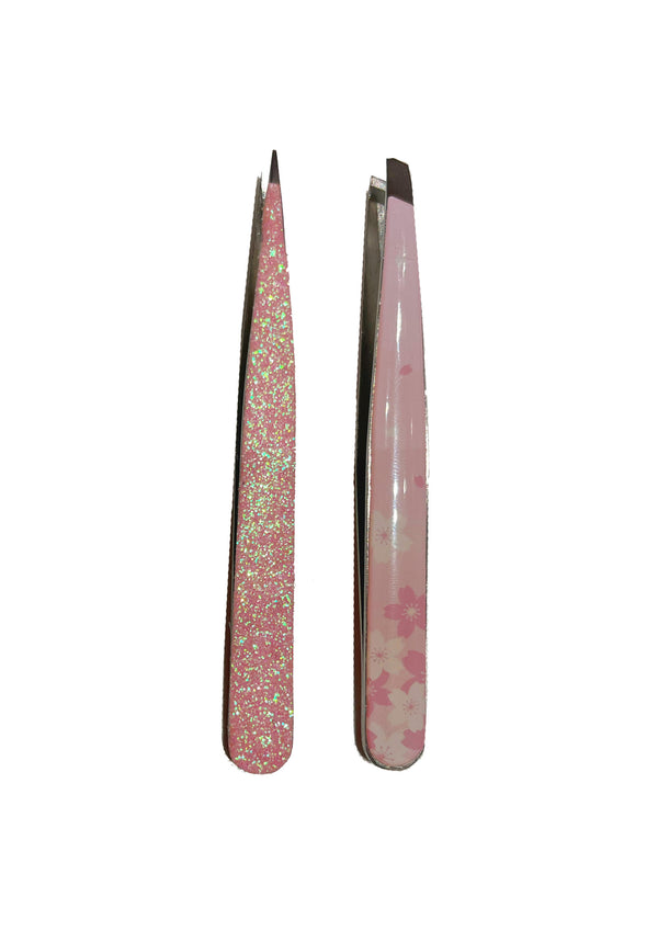 Sakura Blossom Series Eyebrow Tweezer Set (2 pcs)