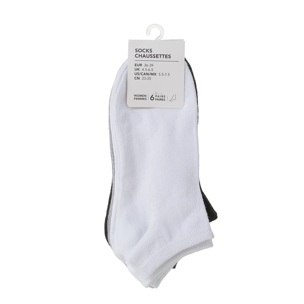 Women's Classic Low-Cut Socks (6 Pairs)