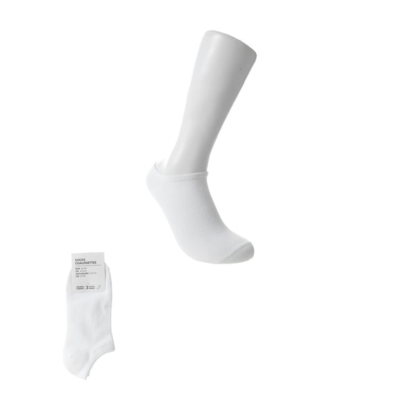 White Low-Cut Socks (3 Pairs)