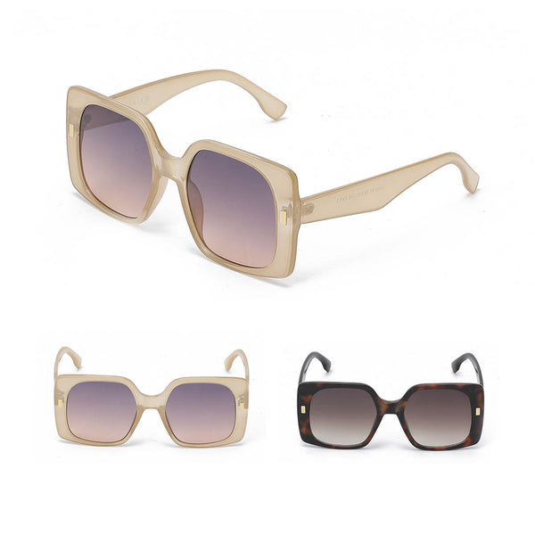 Minimalist Sunglasses with Large Frame