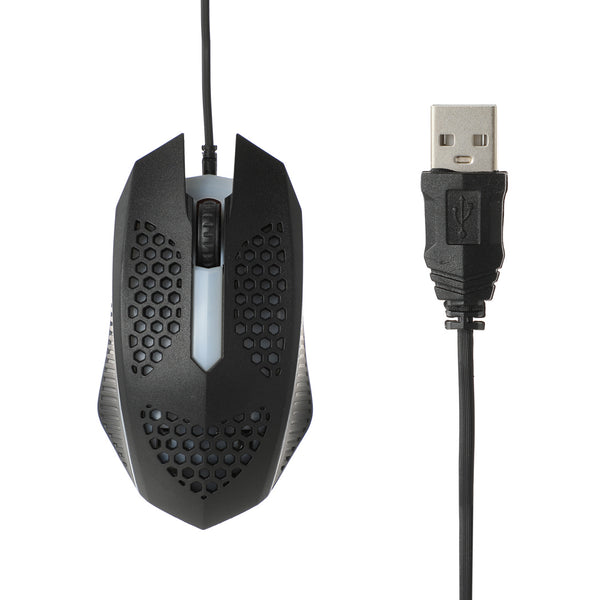 Lightweight Gaming Mouse with Lights Model: EGM-S-22056(Black)