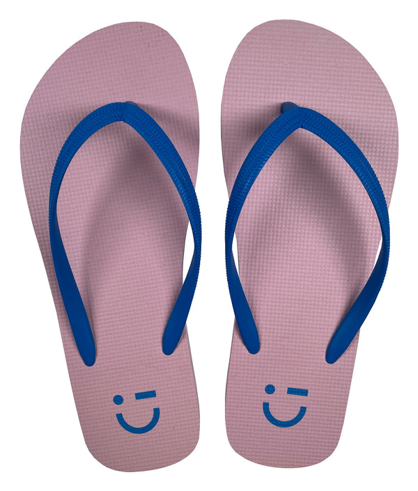 Contrast Color Women's Flip-Flops (Pink,37-38)