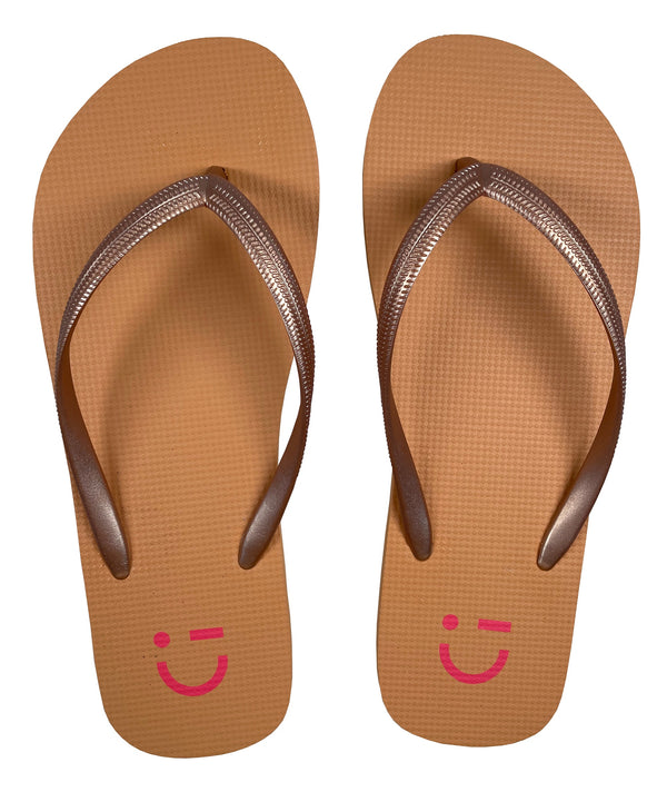 Solid Color Women's Flip-Flops(Orange,39-40)