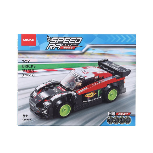 Building Blocks 10702D (Black Racing Car)