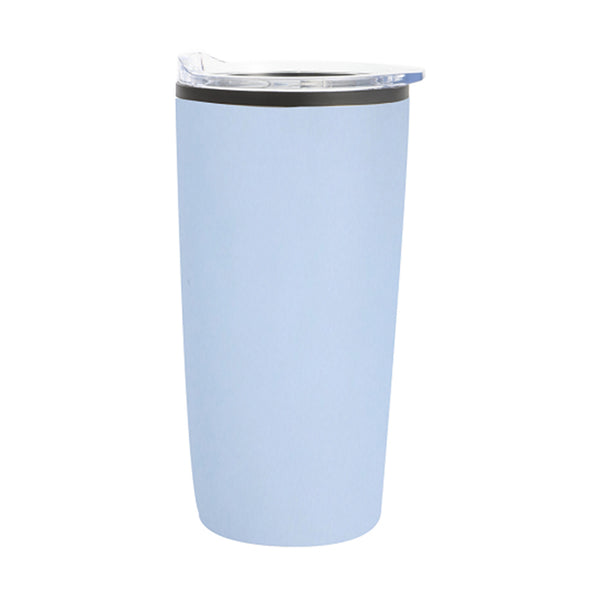 Solid Color Stainless Steel Tumbler for Car (500mL, Blue)