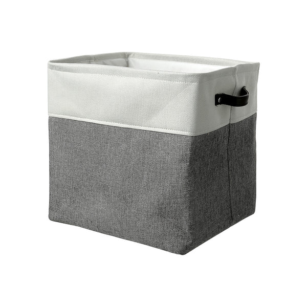 Bicolor Fabric Storage Cube