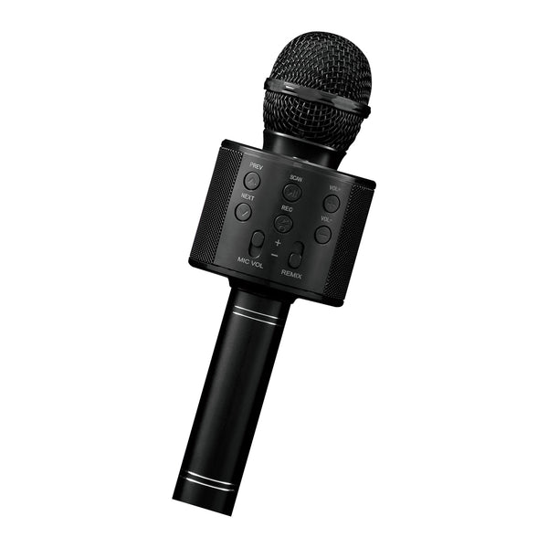 Karaoke Microphone with Built-in Wireless Speaker, Model: KG12 (Black)