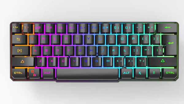 Wired Gaming Keyboard with Lights Model: AK-47K2 (Black)