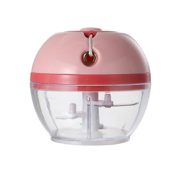 Pull-String Vegetable Chopper(Pink)