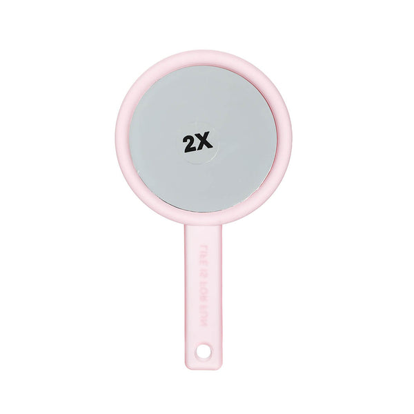 Mini Double Sided Hand-Held Vanity Mirror