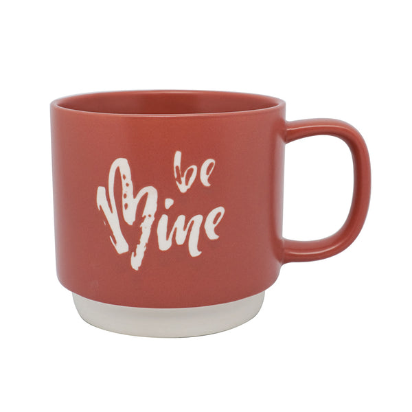 Solid Base Color Ceramic Mug - 400mL(Pink)