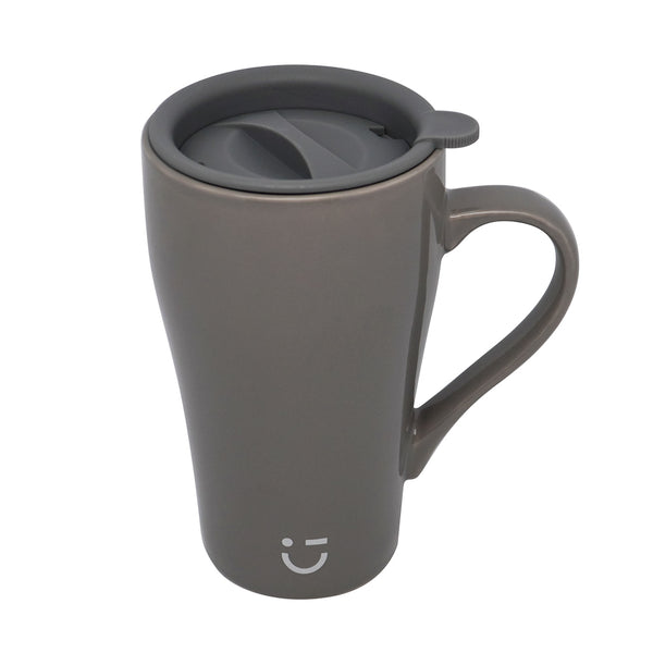 Minimalist Large Capacity Mug - 430mL(Gray)