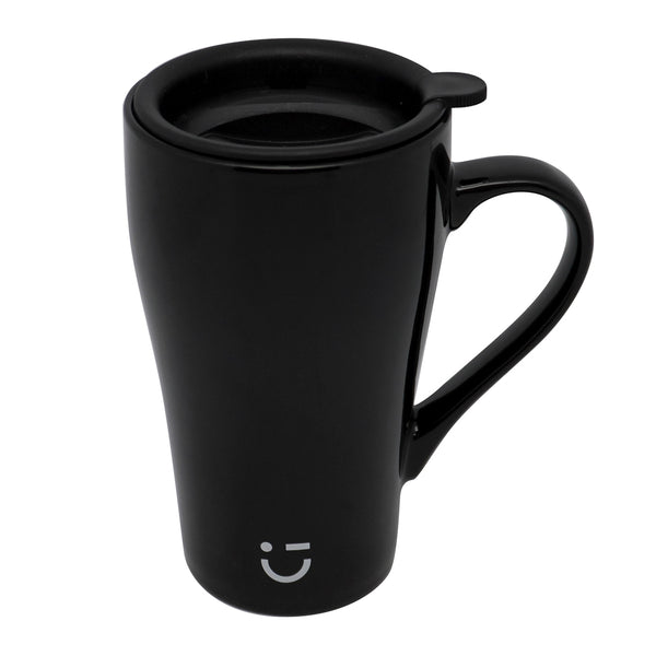 Minimalist Large Capacity Mug - 430mL(Black)