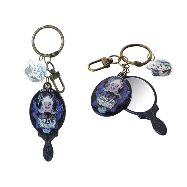 Disney Villains Collection Handheld Mirror Keychain(Ursula)