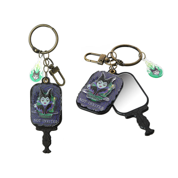 Disney Villains Collection Handheld Mirror Keychain(Maleficent)