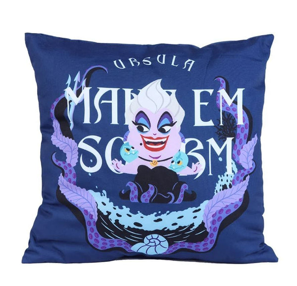 Disney Villains Collection 16.9in. Quadrate Pillow(Ursula)